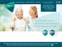 Tablet Screenshot of mediclean.de